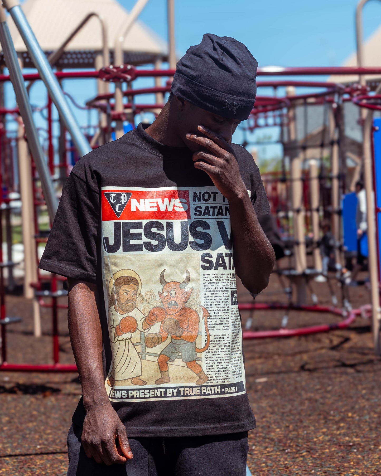Jesus is Bigger Satan T-shirt
