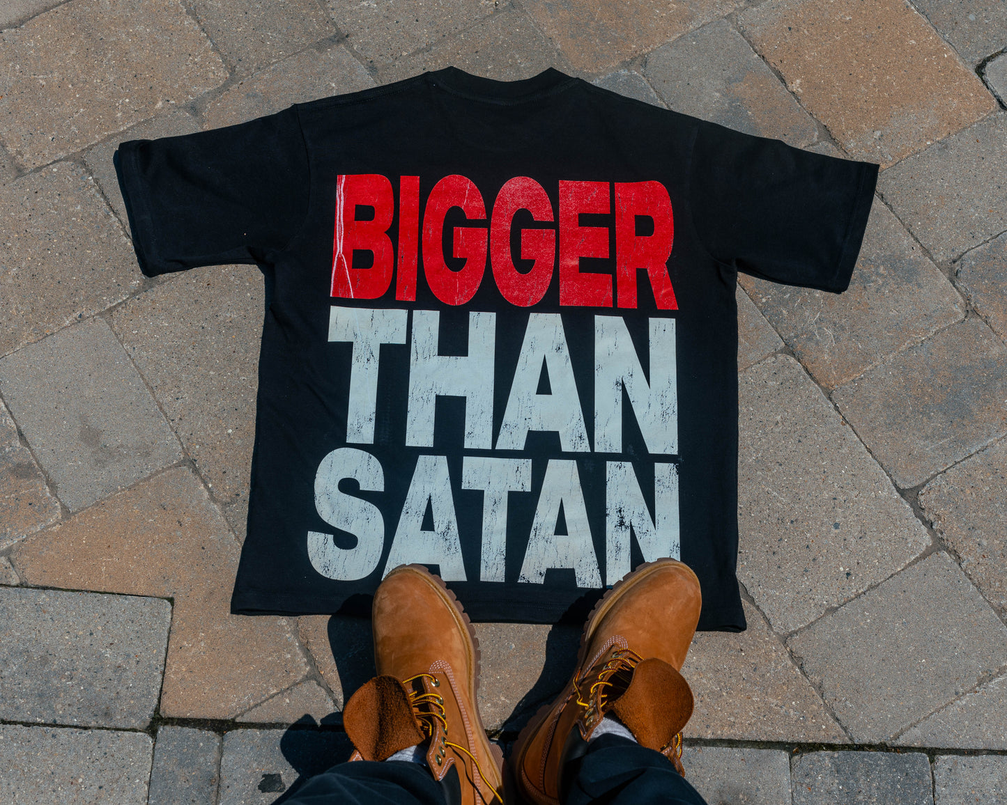 Jesus is Bigger Satan T-shirt