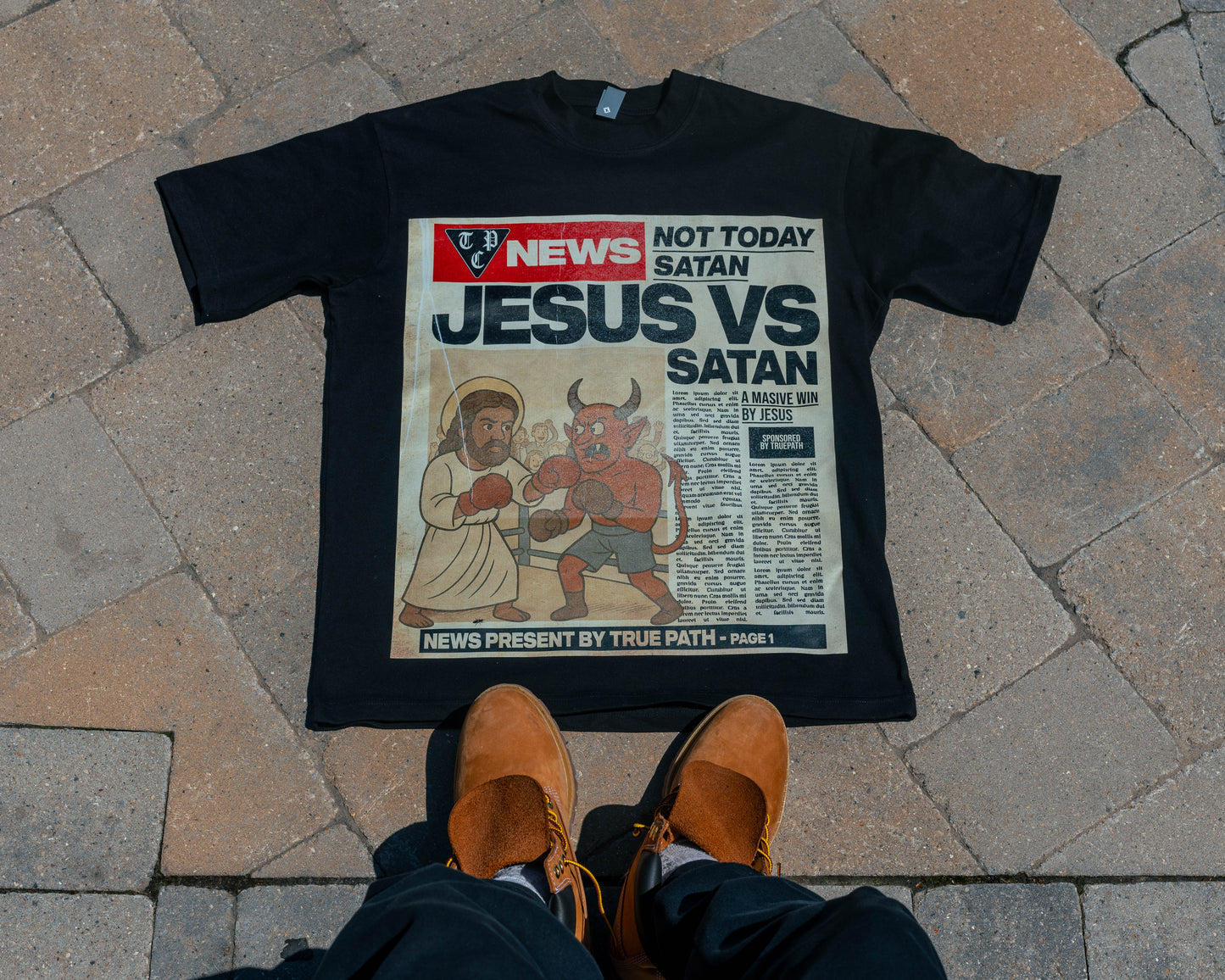 Jesus is Bigger Satan T-shirt