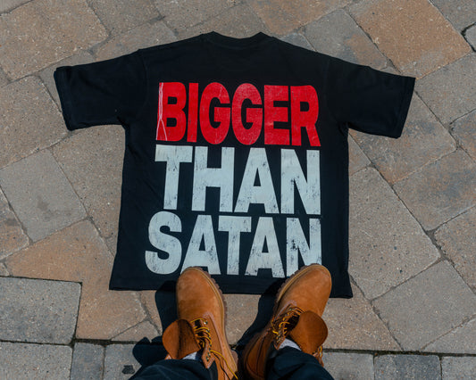 Jesus is Bigger Satan T-shirt
